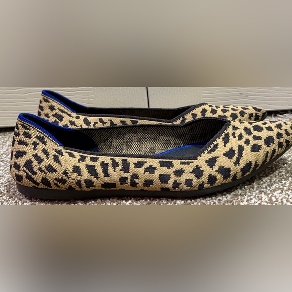 Rothy’s The Point Flat Shoe - Women Size 8.5 - Leopard - Picture 5 of 7